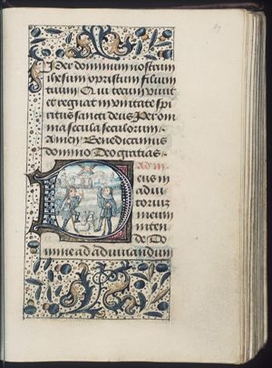 Annunciation of Christ's birth to the shepherds