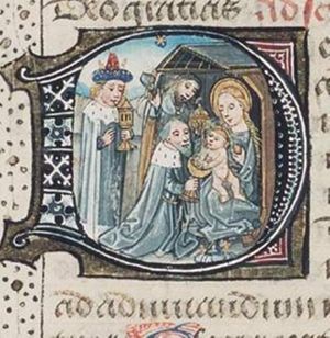 The adoration of the Christ-child by the Magi