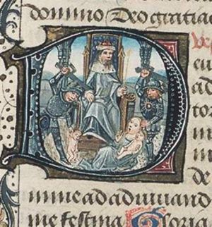 The massacre of the Innocents: Herod's men kill the newborn boys of Bethlehem