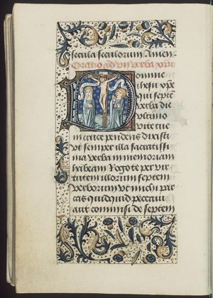Crucifixion, with Mary and St. John