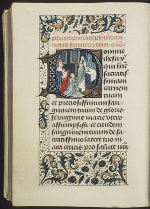 Elevatio, king Philip IV the Fair of France present