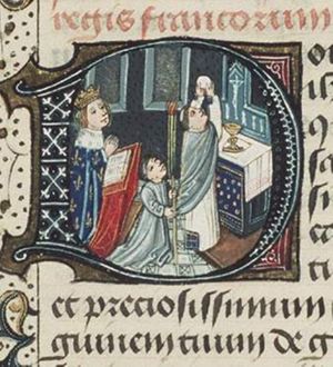 Elevatio, king Philip IV the Fair of France present