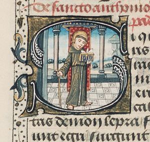 St. Antony of Padua reading