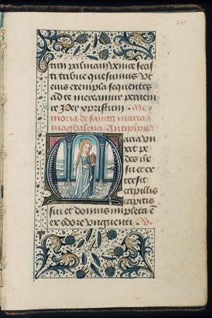 St. Mary Magdalene holding a jar of ointment