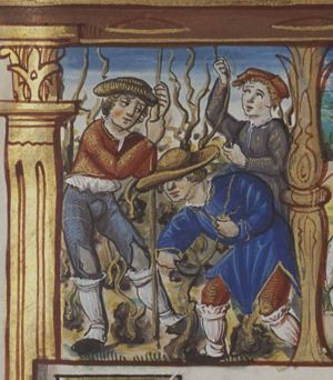 March: men pruning