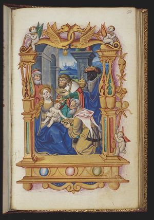 The adoration of the Christ-child by the Magi