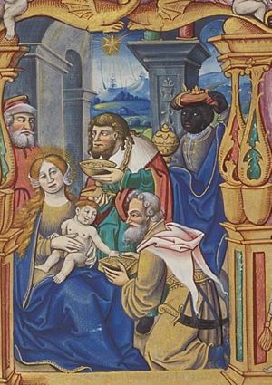 The adoration of the Christ-child by the Magi