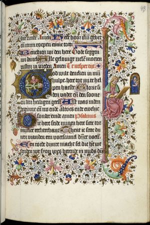 The Evangelist St. Luke drawing a portrait of Mary with the Christ-child
