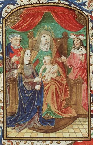 Anna selbdritt, with St. Joseph and St. Joachim